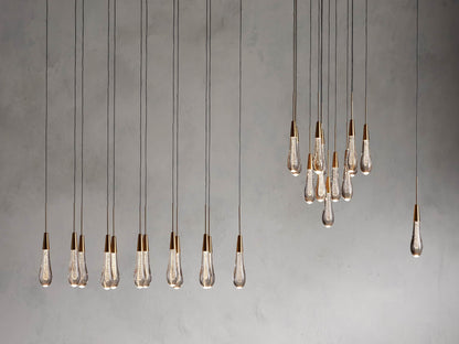Soltaire Round Chandelier 17" 24" 36“ 58“