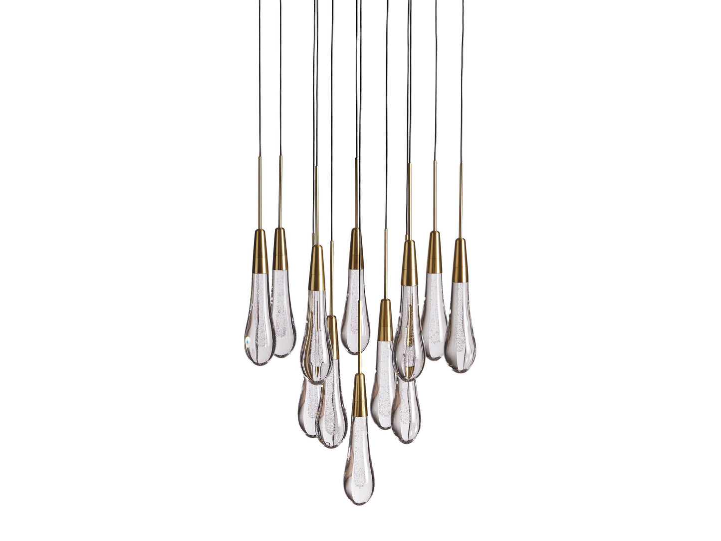 Soltaire Round Chandelier 17" 24" 36“ 58“
