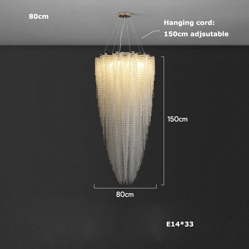 Alleri Crystal Foyer Chandelier