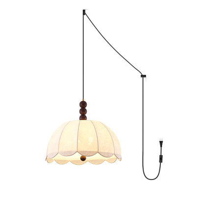 Blossom Fabric Swag Pendant Light