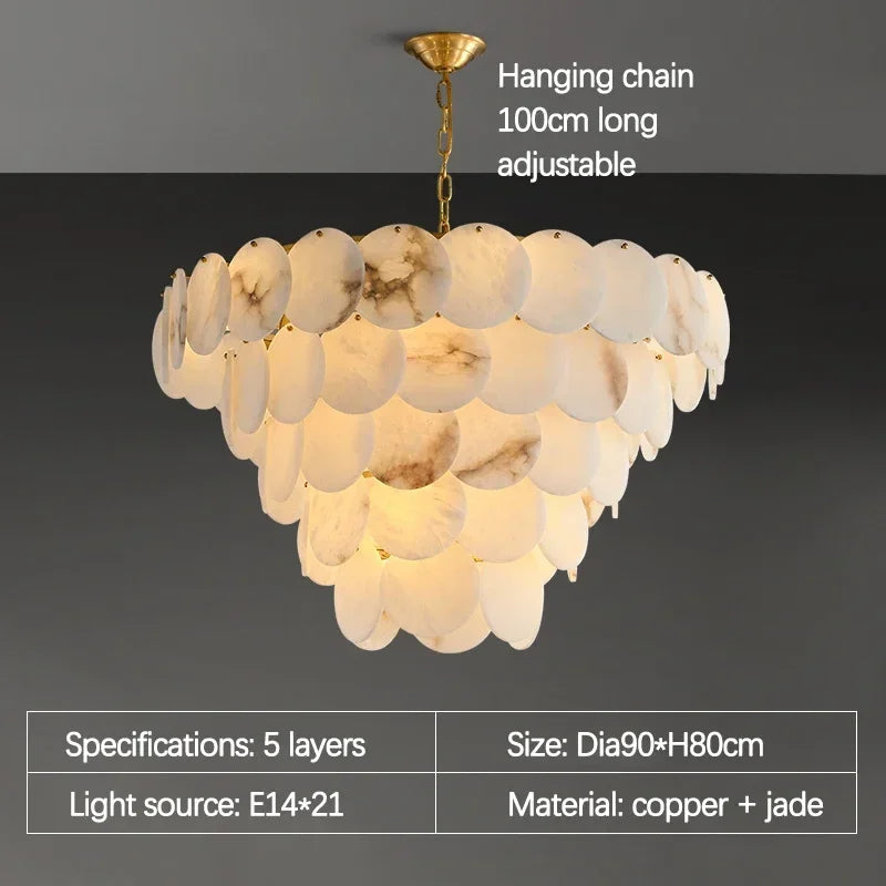 Bordwell Marble Chandelier