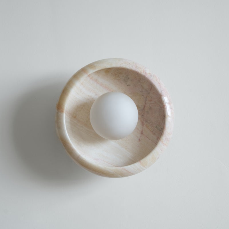 Savion Marble Wall Lamp