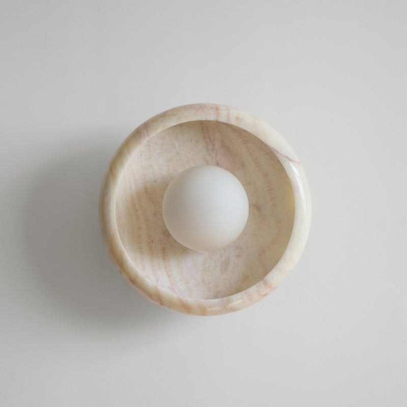 Savion Marble Wall Lamp