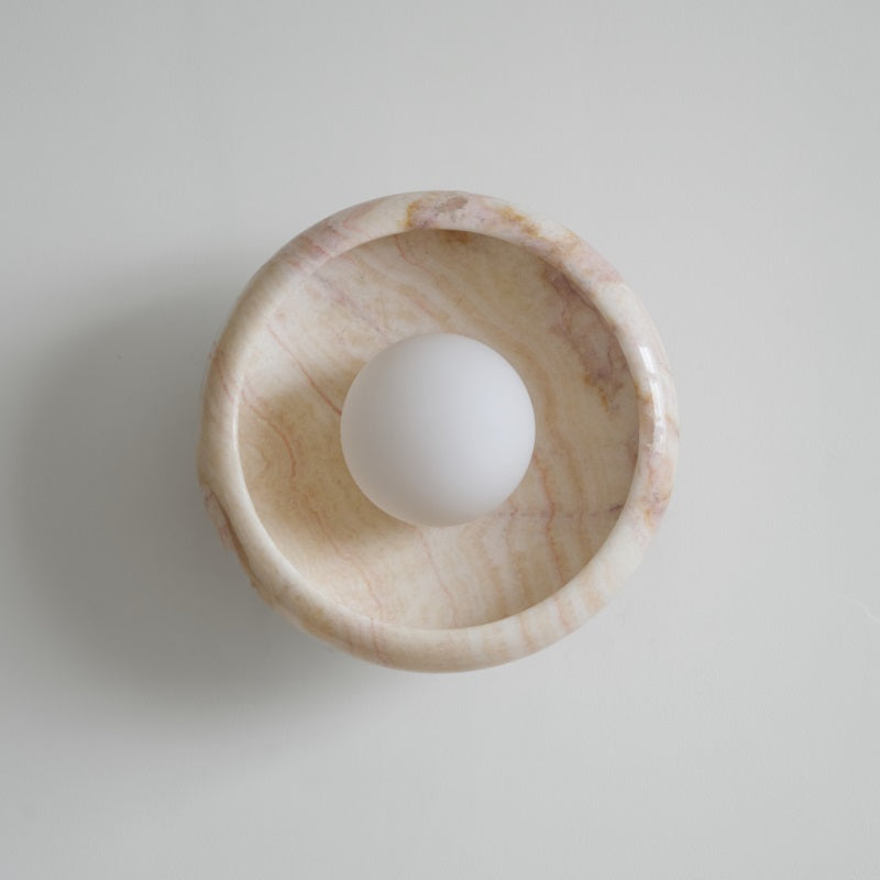 Savion Marble Wall Lamp