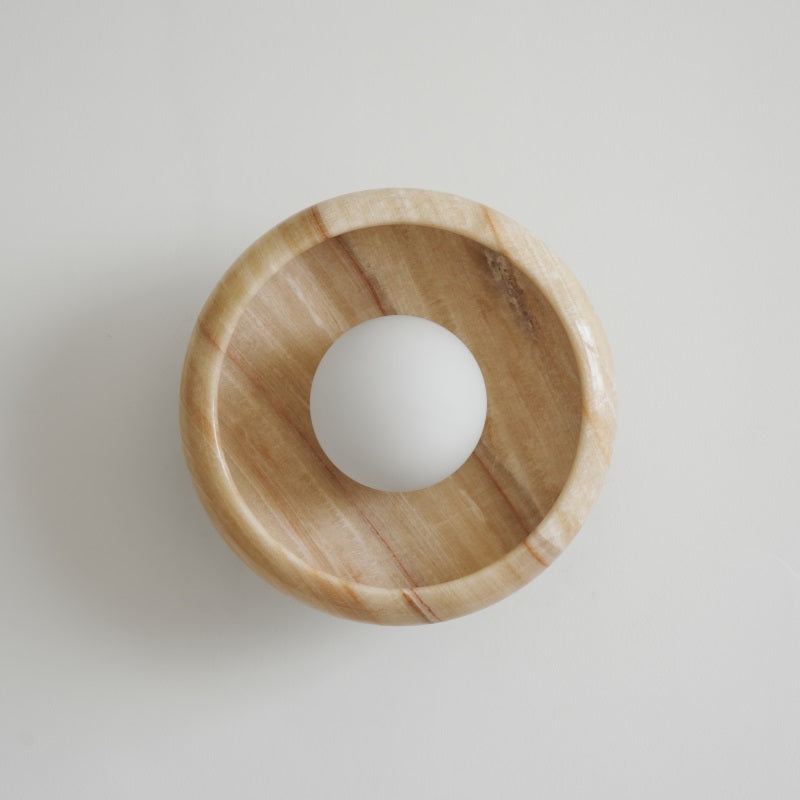 Savion Marble Wall Lamp