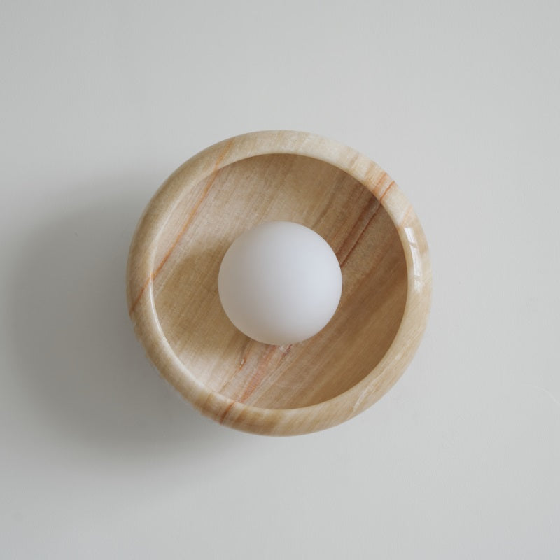 Savion Marble Wall Lamp