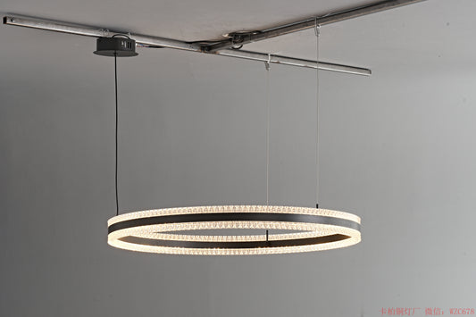 Single Ring acrylic pendant light