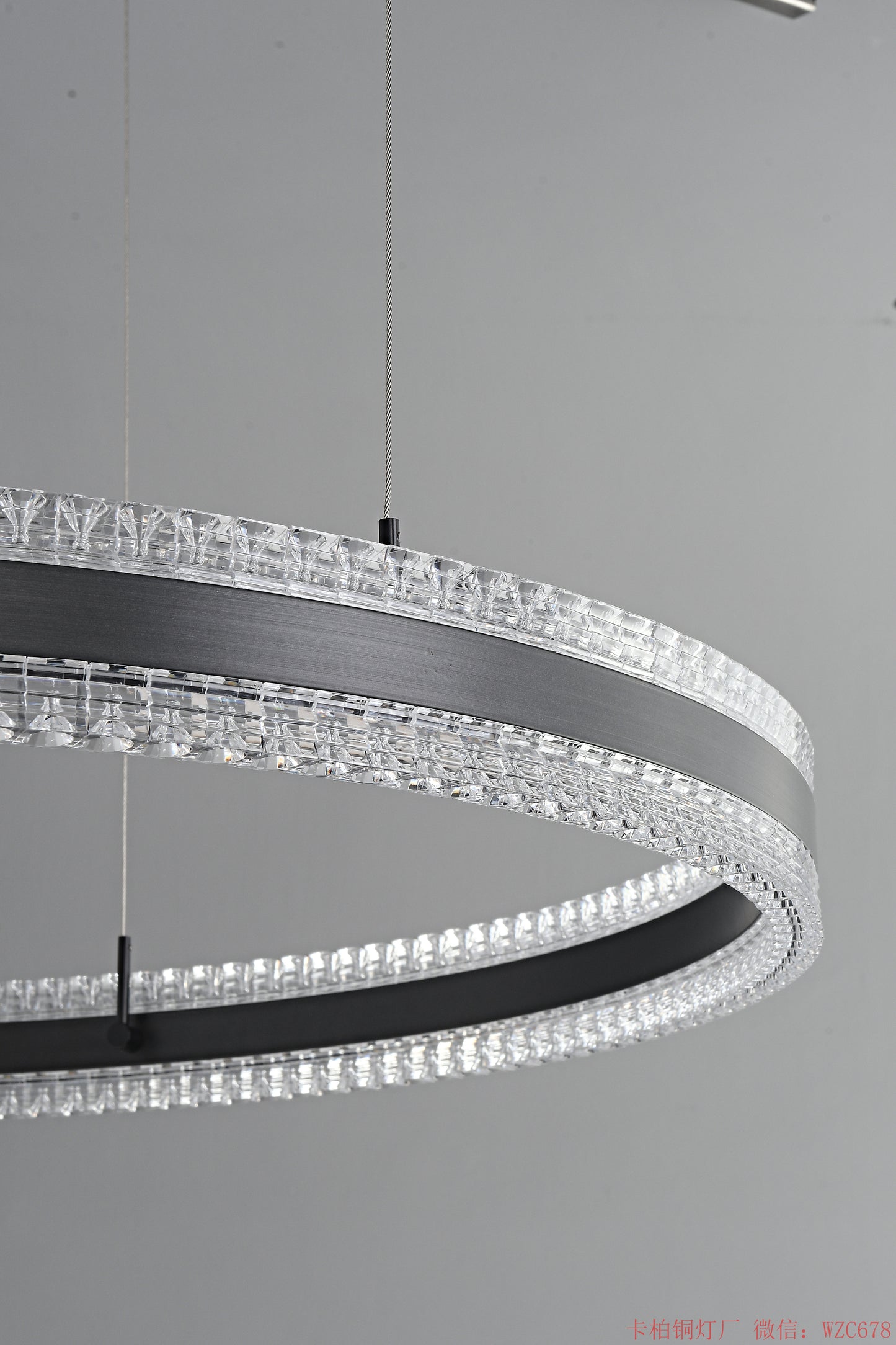 Single Ring acrylic pendant light