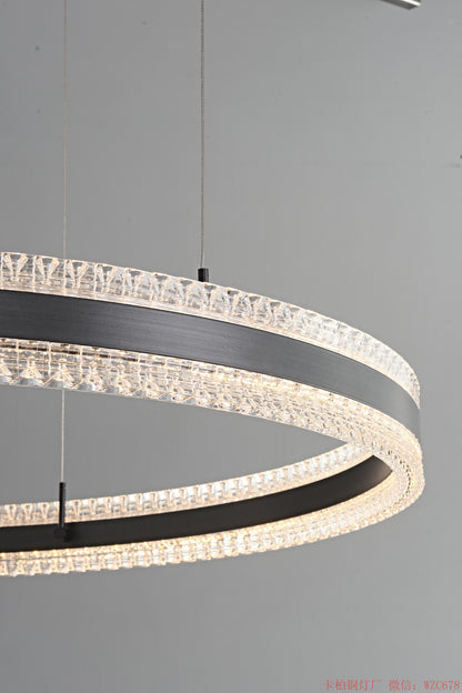 Single Ring acrylic pendant light