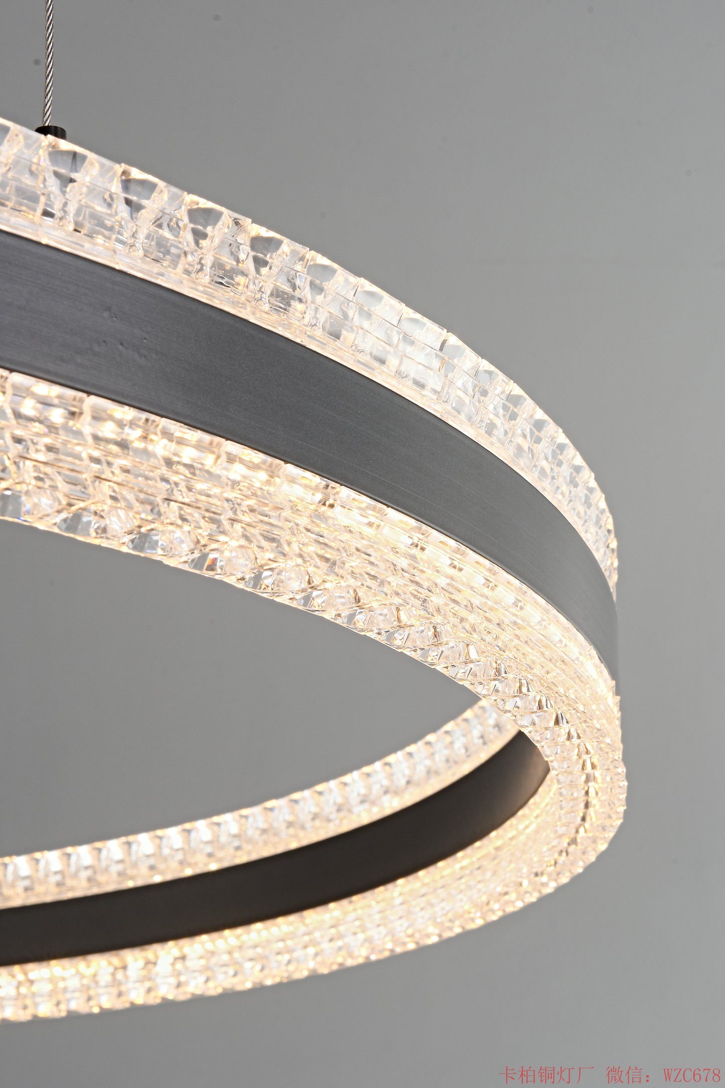 Single Ring acrylic pendant light