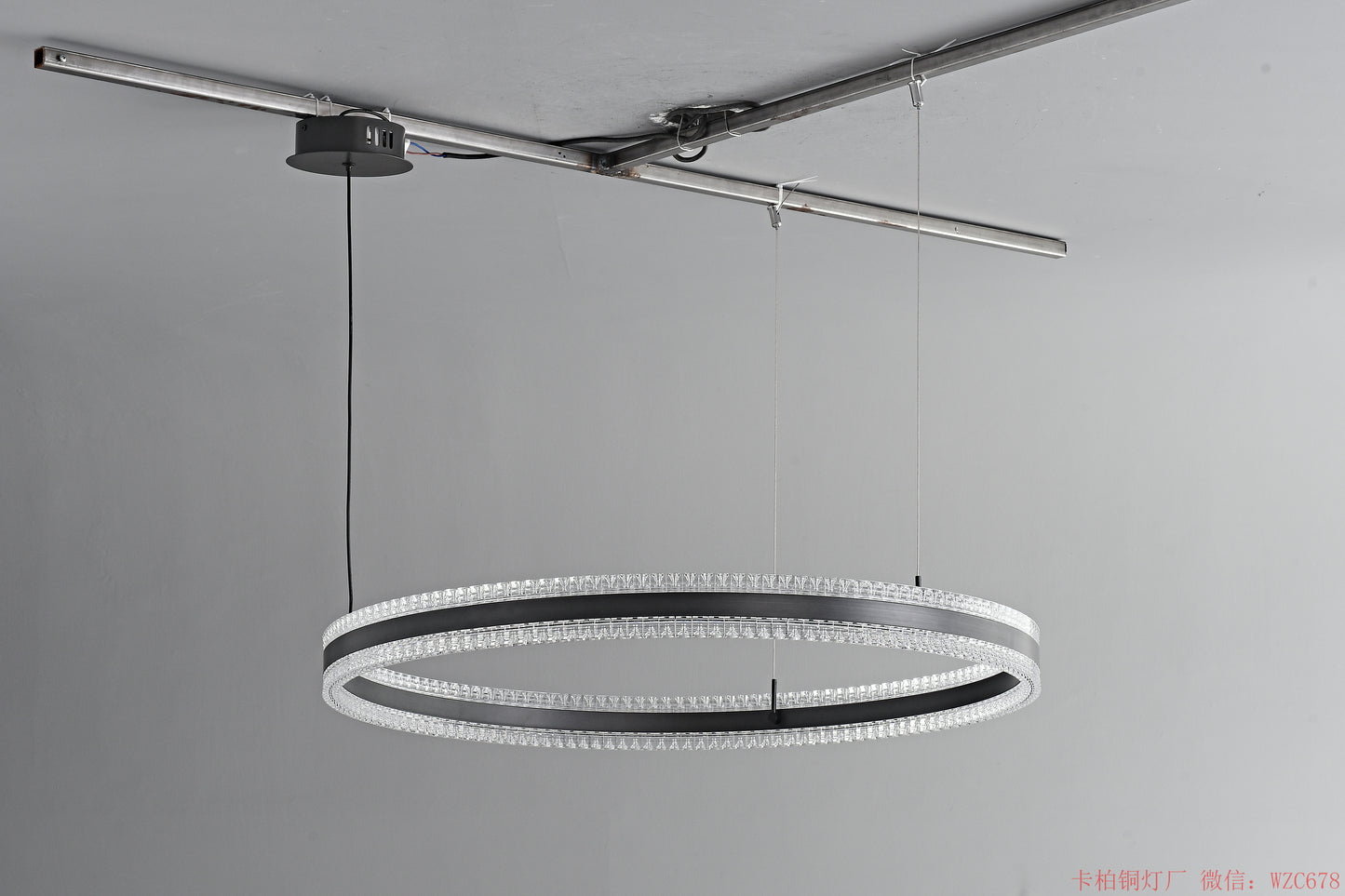 Single Ring acrylic pendant light