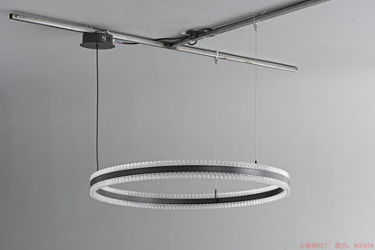 Single Ring acrylic pendant light