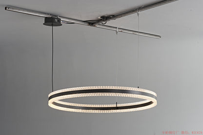 Single Ring acrylic pendant light