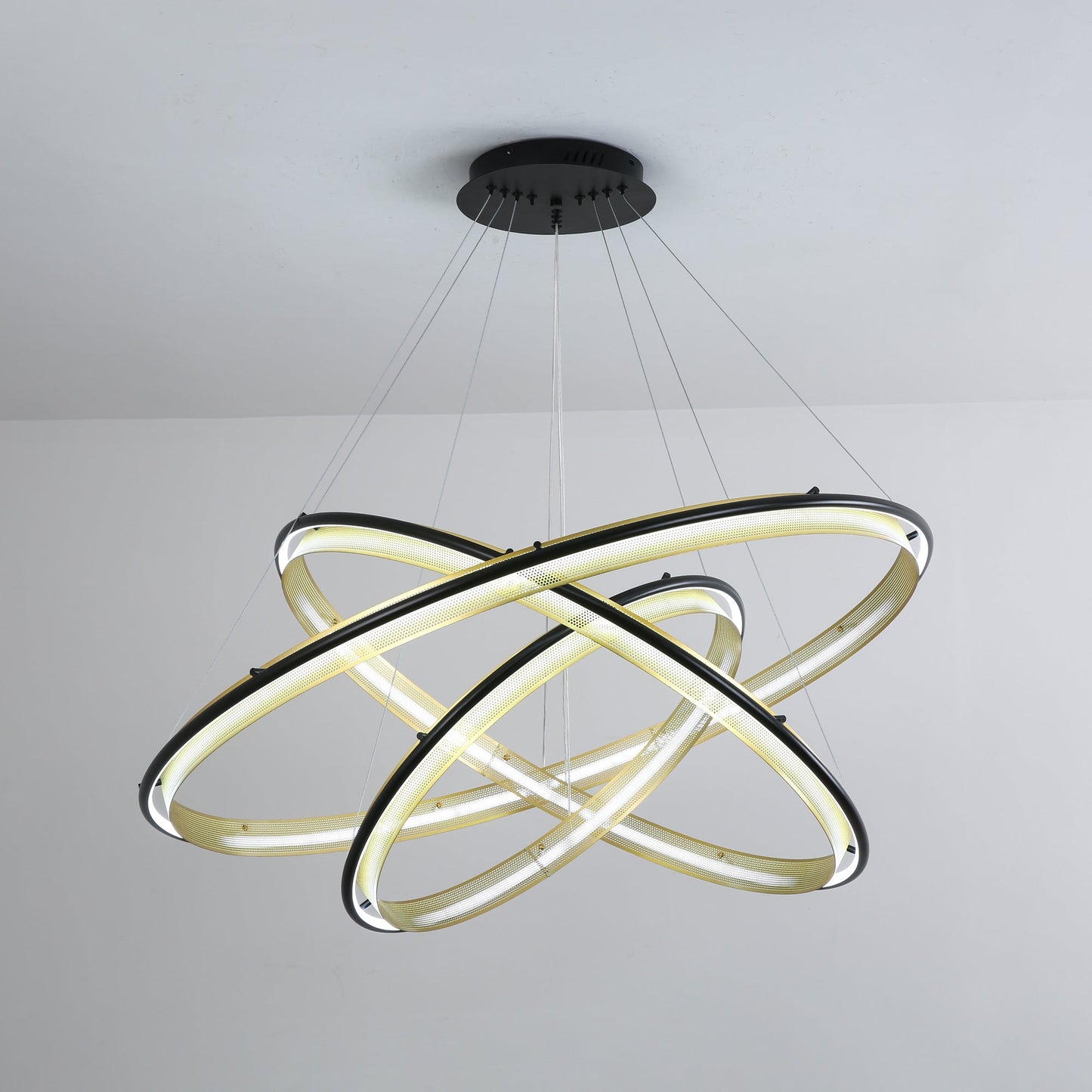 Acrylic LED Round Chandelier