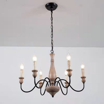 Afralia Wooden Chandelier