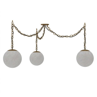 Alabaster Swag Pendant Lamp