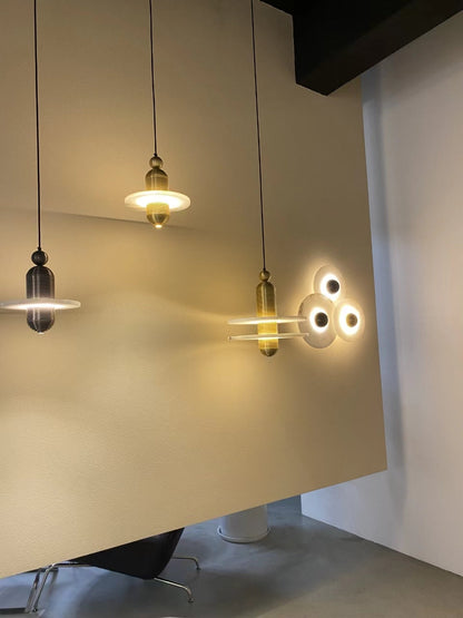 Alabaster Comet Pendant Lamp