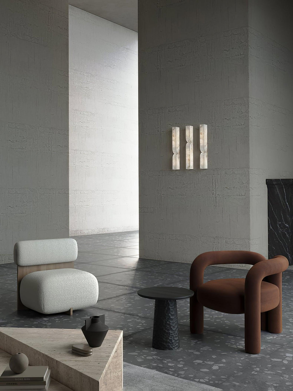 Alabaster Essence Plug-in Wall Sconce