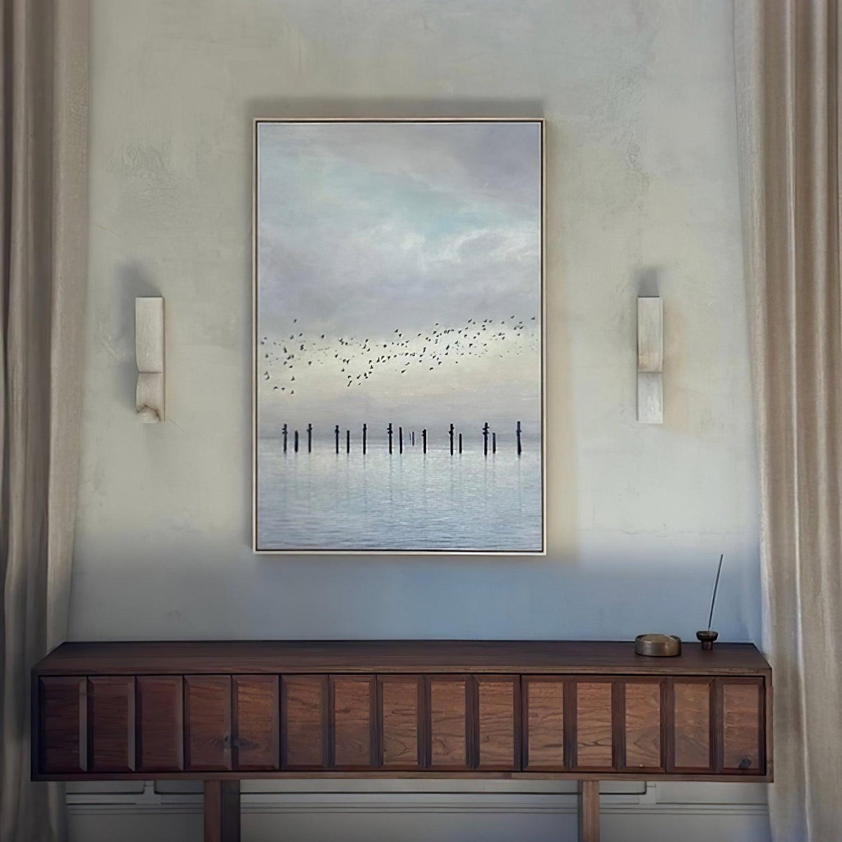 Alabaster Essence Plug-in Wall Sconce