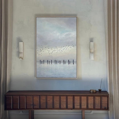Alabaster Essence Plug-in Wall Sconce