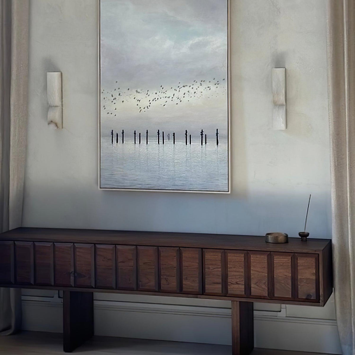 Alabaster Essence Plug-in Wall Sconce