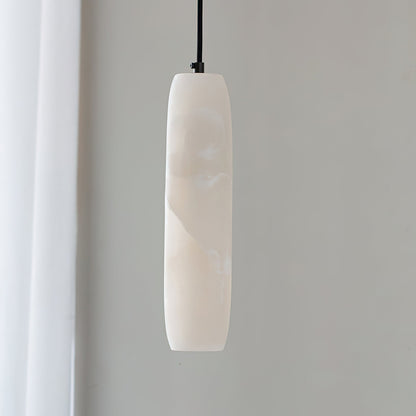 Alabaster Flute Pendant Light