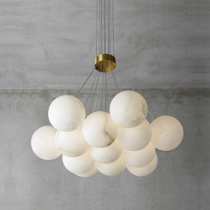 Alabaster Lunar Chandelier