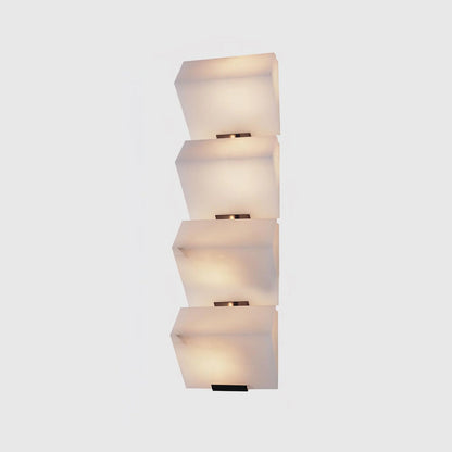 Alabaster Staircase Plug-in Wall Lamp