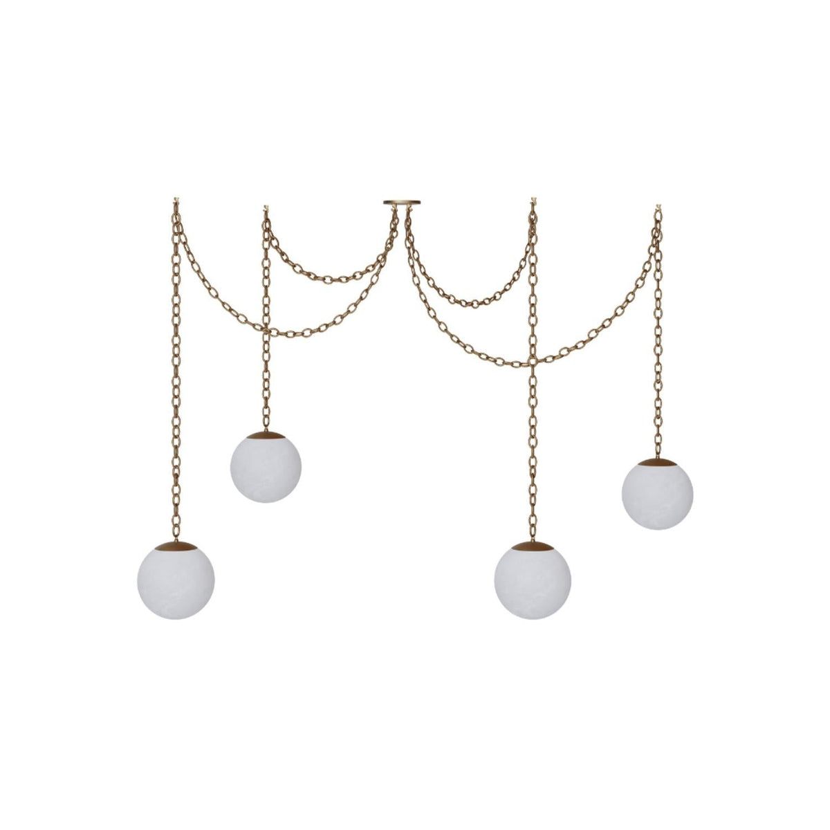 Alabaster Swag Pendant Lamp