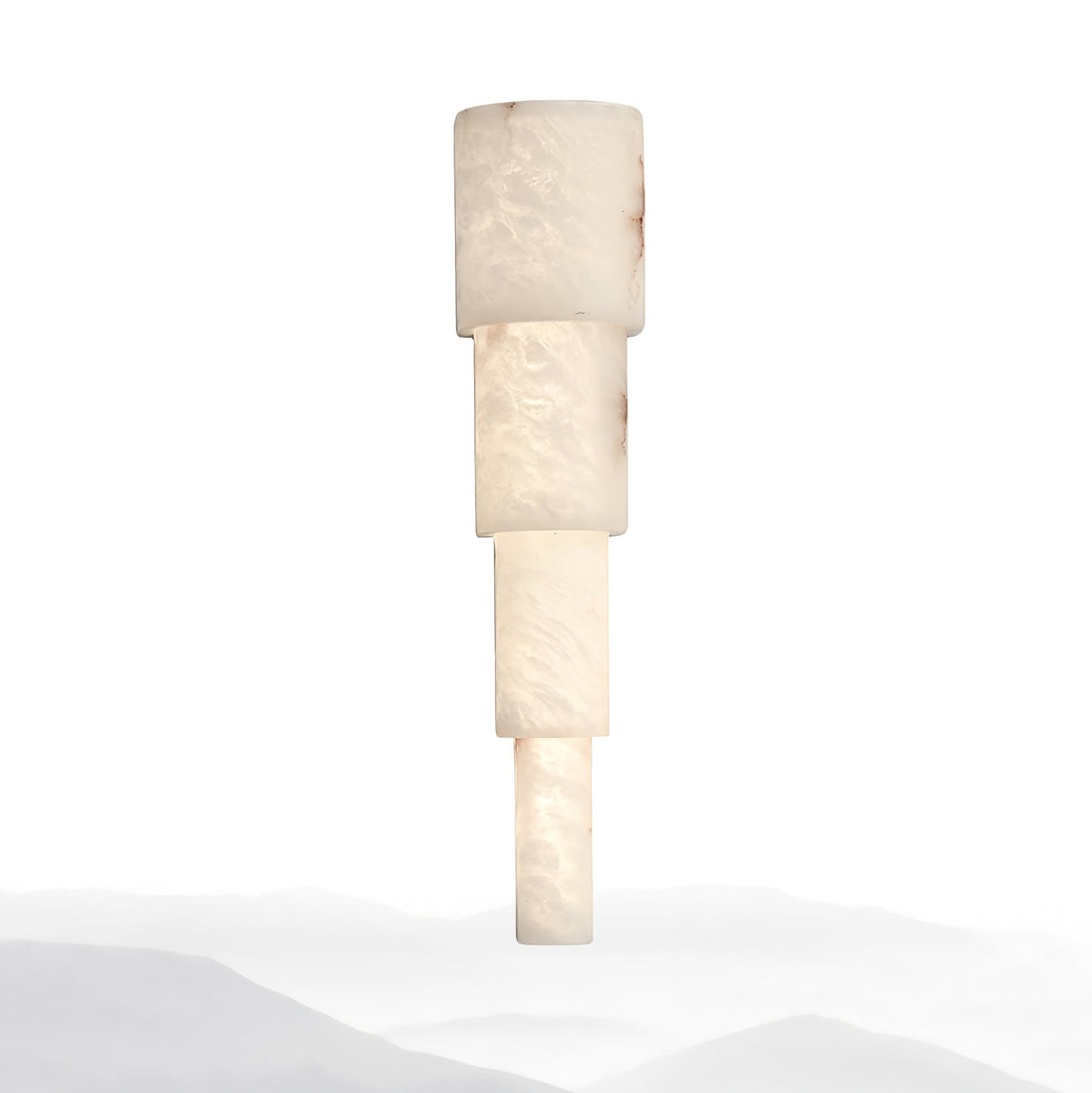 Alba Cascade Alabaster Wall Sconce