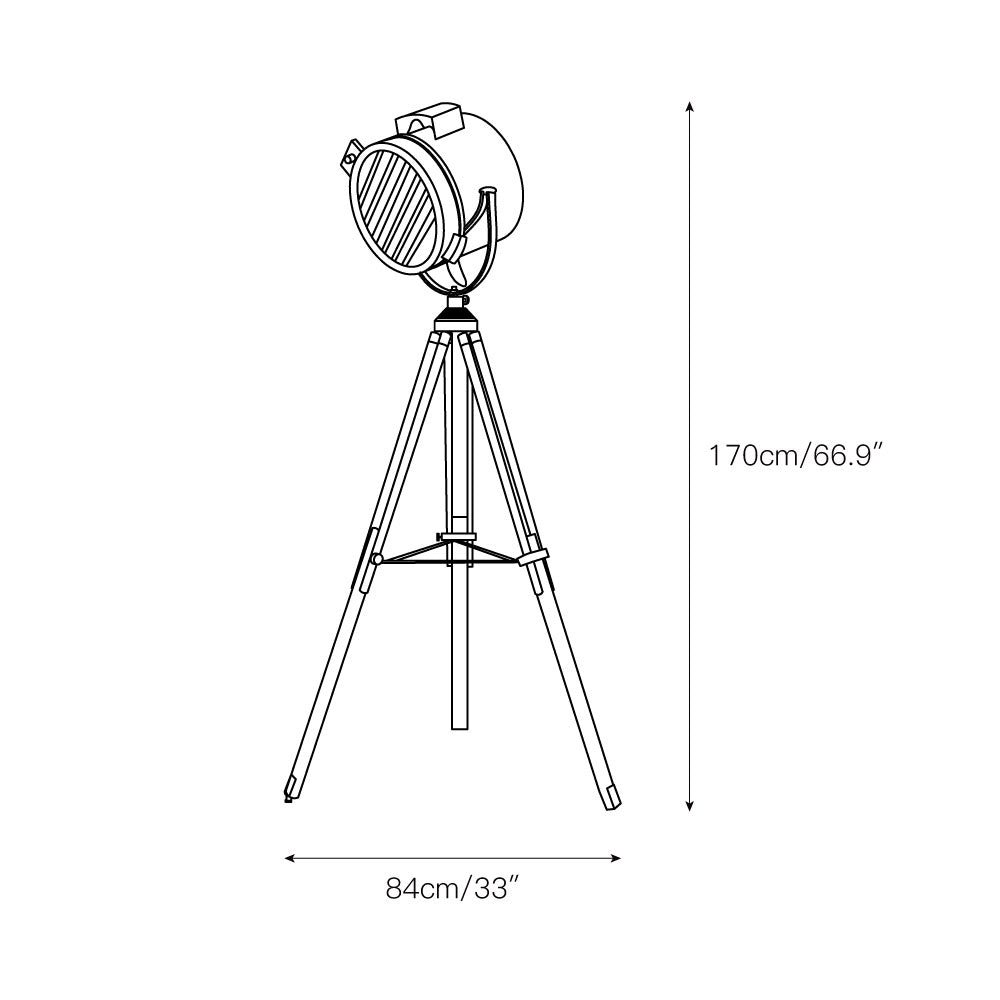Alfred Tripod Floor Lamp