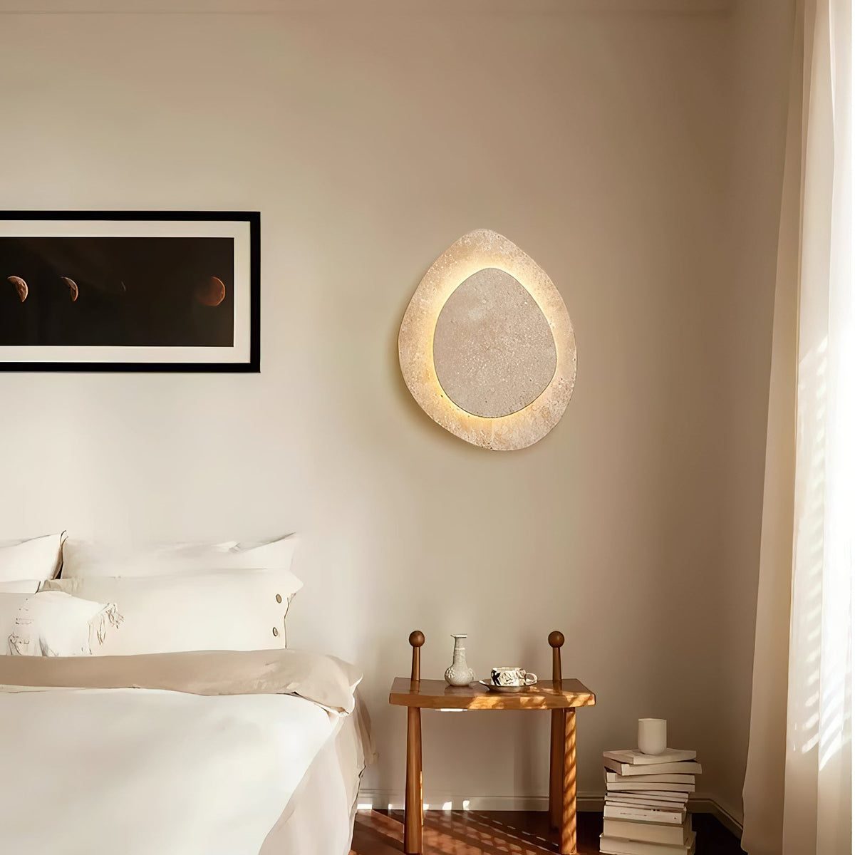 Alice Travertine Wall Lamp