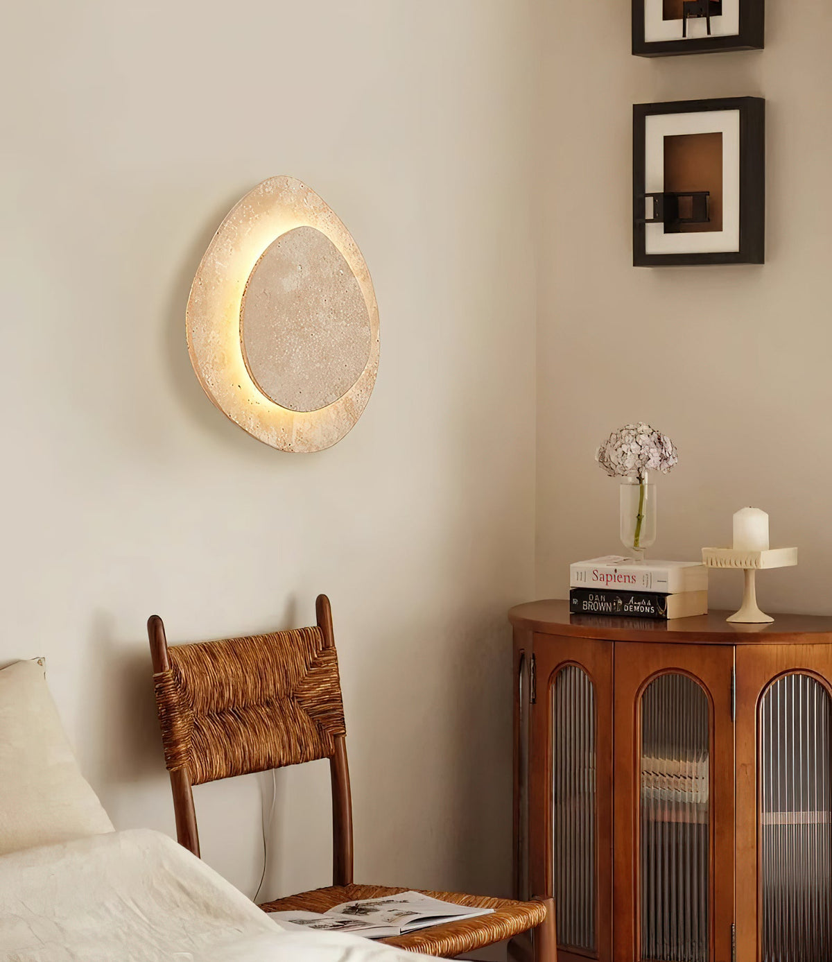 Alice Travertine Wall Lamp