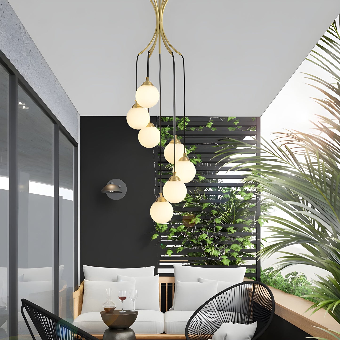 Alliyana Ball Drop Chandelier