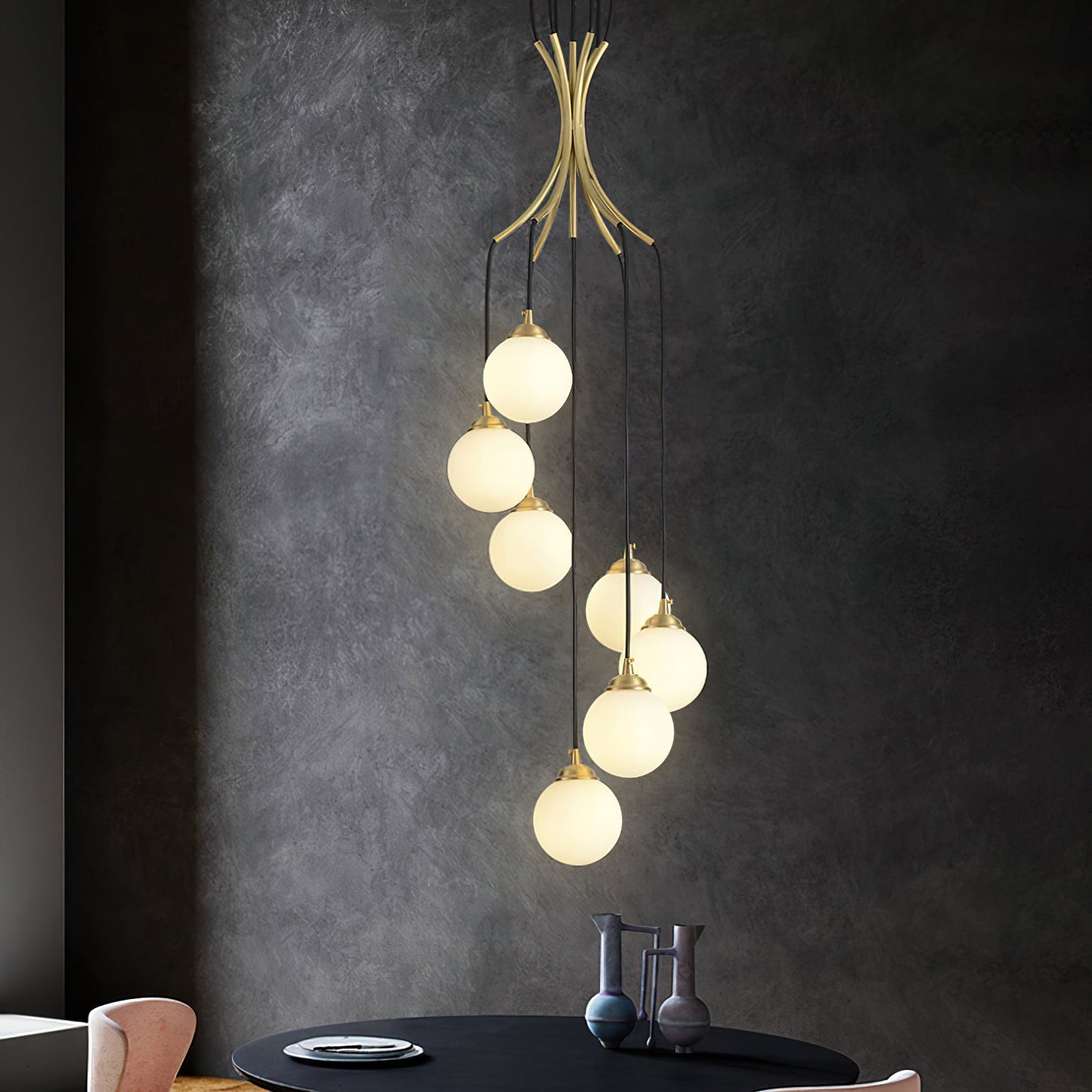 Alliyana Ball Drop Chandelier