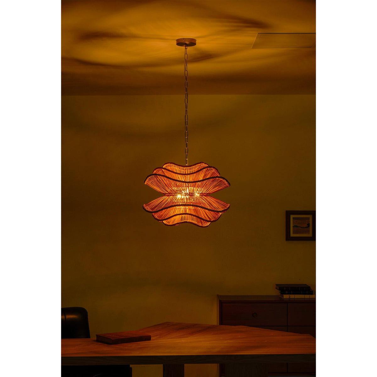 Alondra Rattan Chandelier