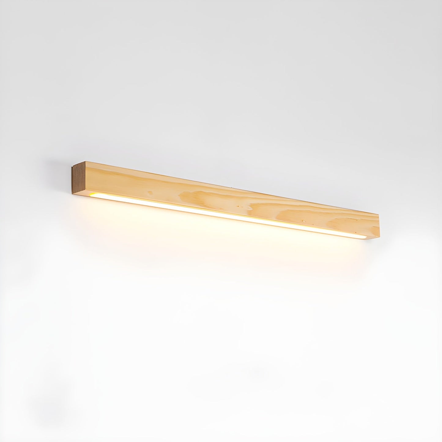 Arlo Linear Wood Plug-in Wall Light