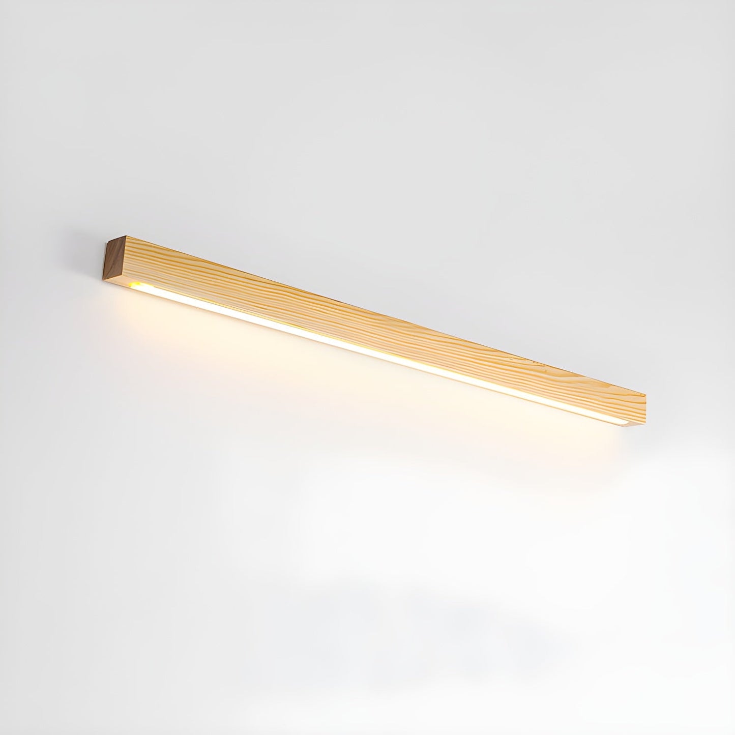 Arlo Linear Wood Plug-in Wall Light