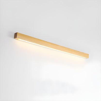 Arlo Linear Wood Plug-in Wall Light