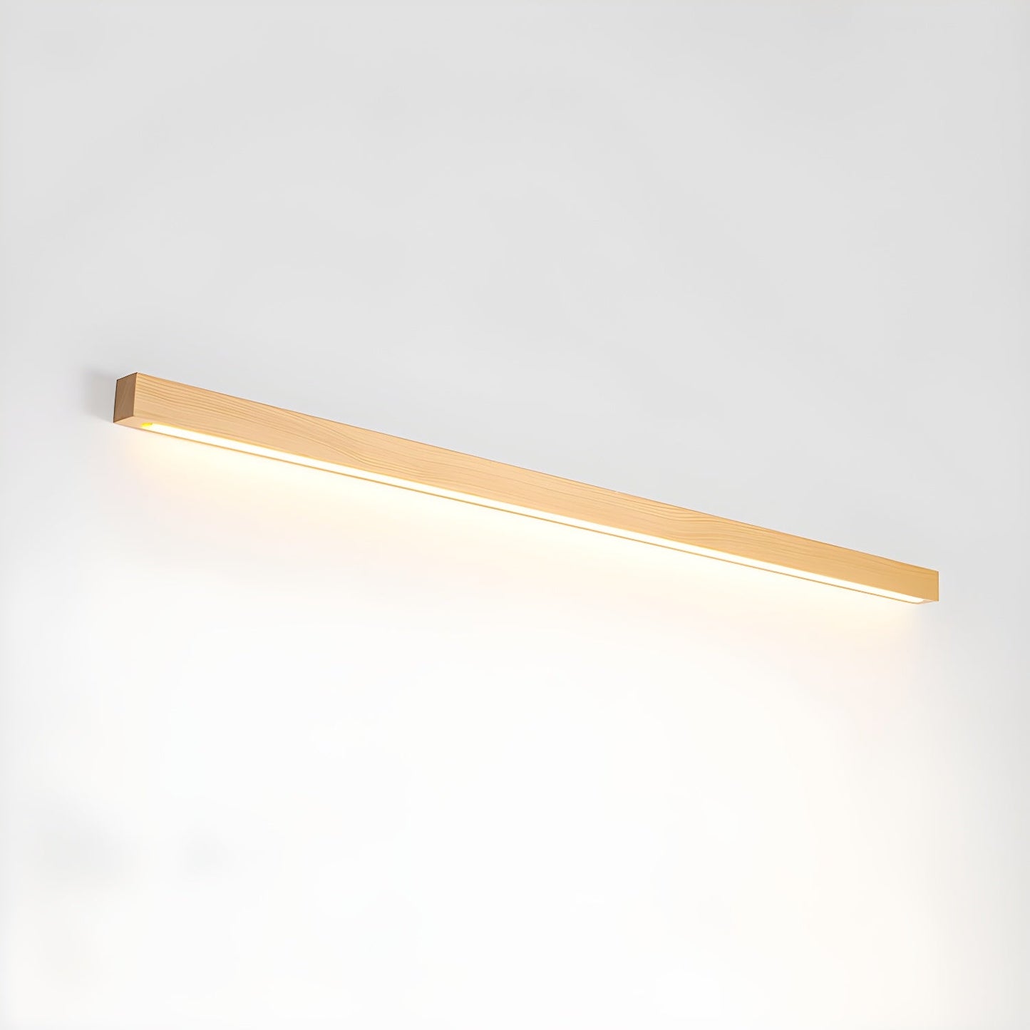Arlo Linear Wood Plug-in Wall Light