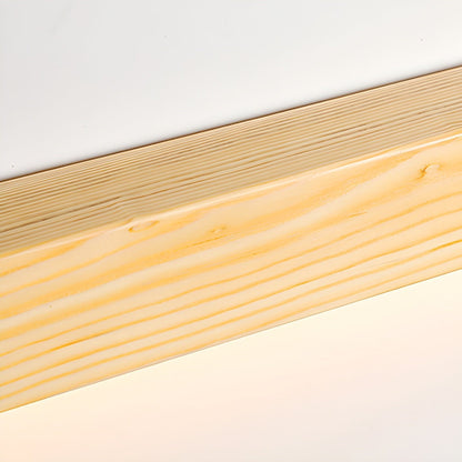 Arlo Linear Wood Plug-in Wall Light