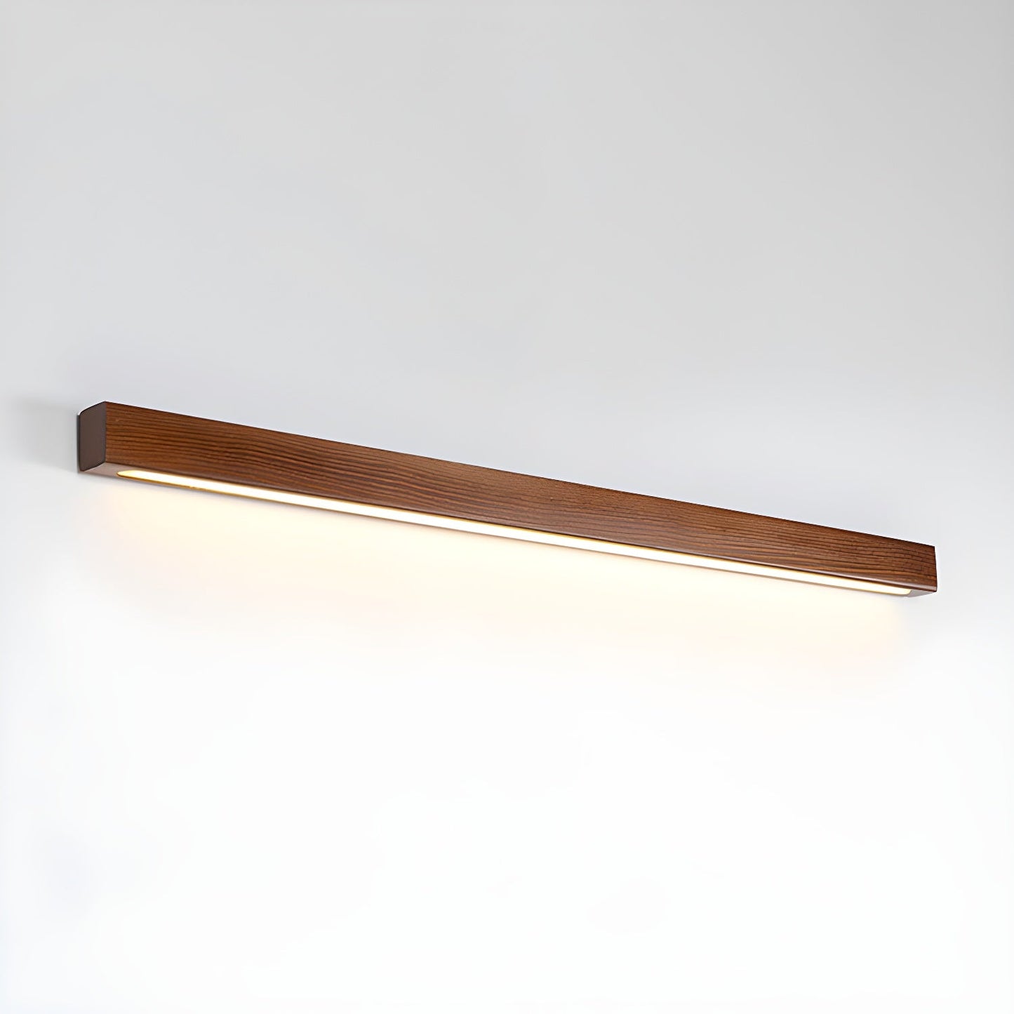 Arlo Linear Wood Plug-in Wall Light