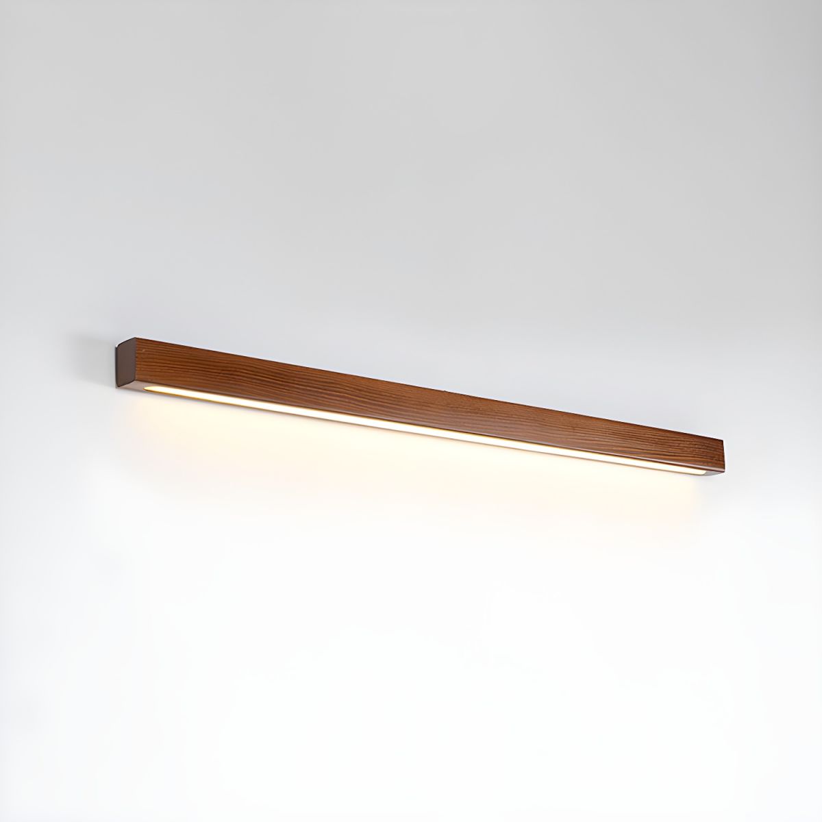 Arlo Linear Wood Plug-in Wall Light