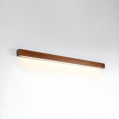 Arlo Linear Wood Plug-in Wall Light