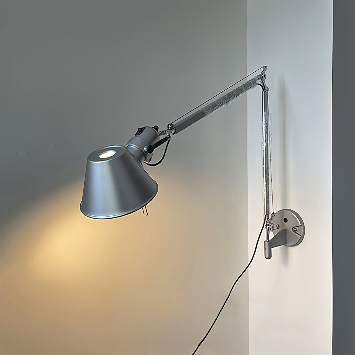 Brady Rocker Arm Plug-in Sconce