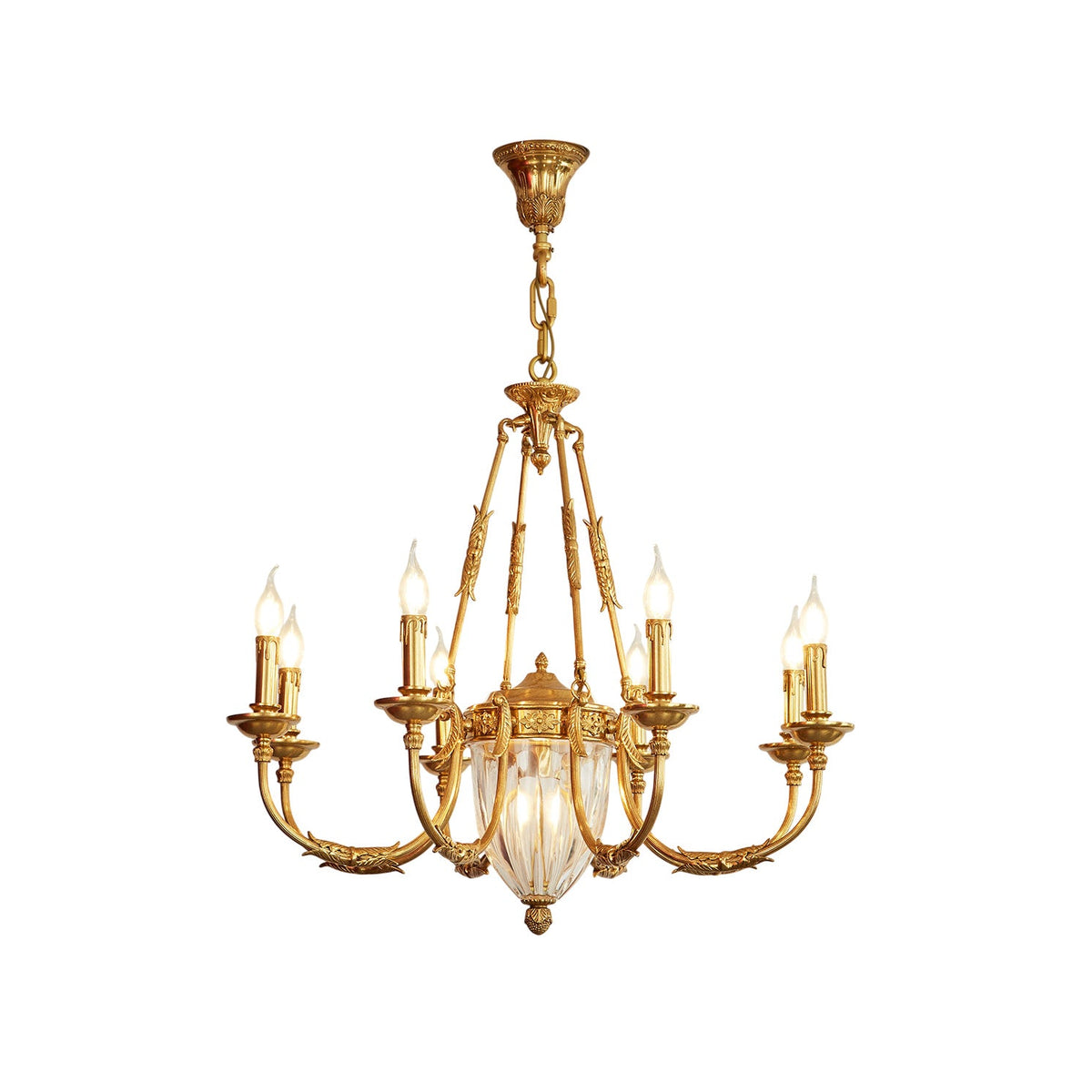 Ashford Brass Chandelier