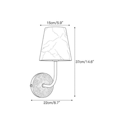 Aspen Alabaster Wall Sconce