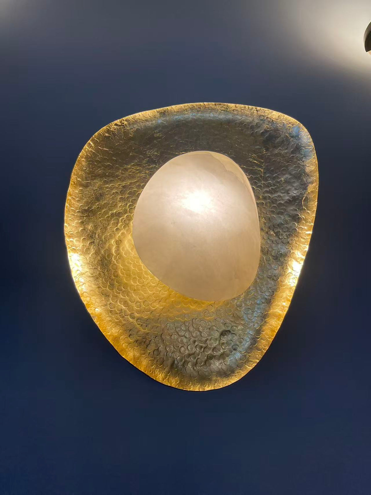 Astoria Hammered Lotus Leaf Sconce