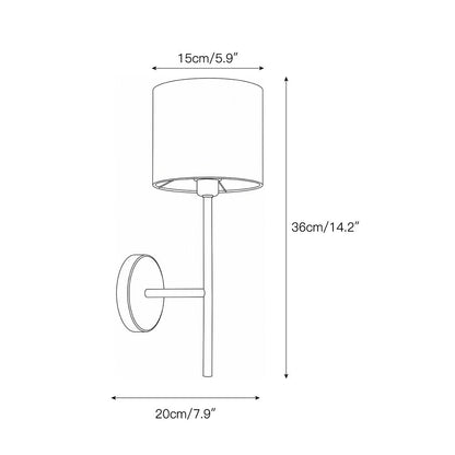 Astra Fabric Wall Sconce