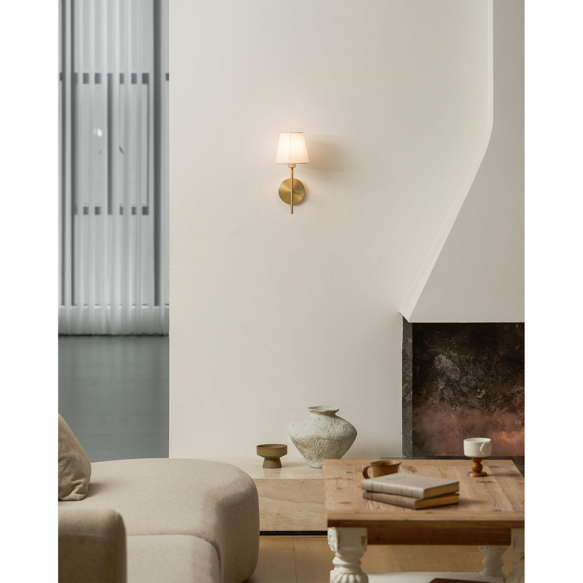 Astra Fabric Wall Sconce